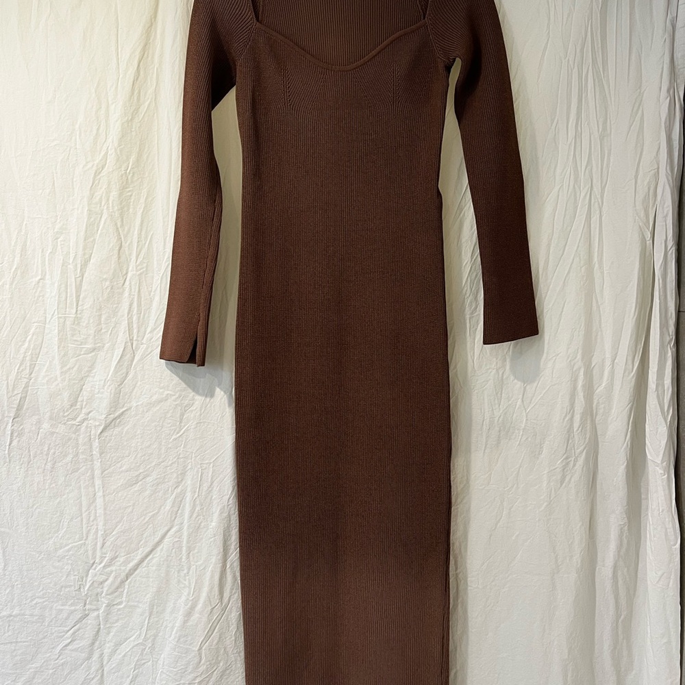 DISSH Chocolate Long Sleeve Dress